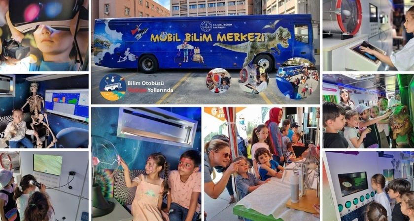 Mobil Bilim Merkezi Projesi, öğrenmeyi zevkli ve eğlenceli hâle getiriyor