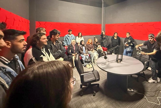 ‘Görüntü İşleme Teknikleri’ dersini SUBÜ Stüdyoları’nda işlediler