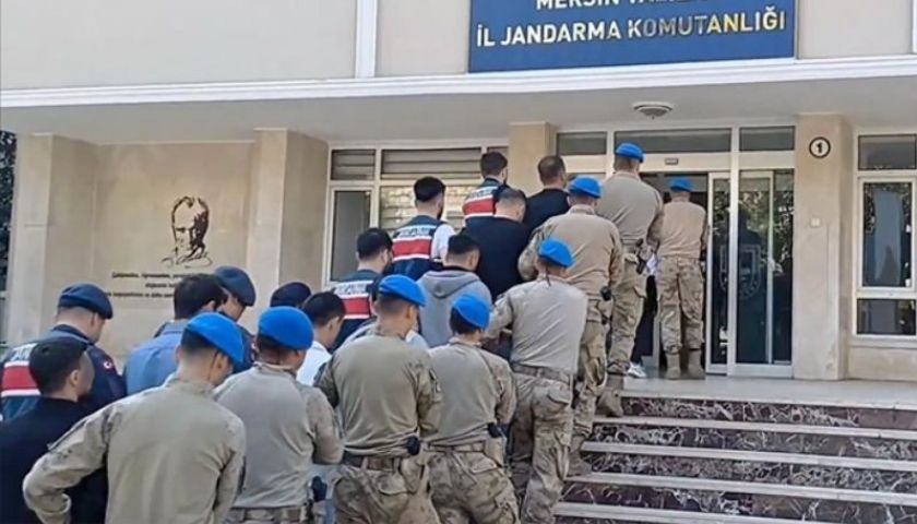 Mersin'de 112 torbacı gözaltına alındı