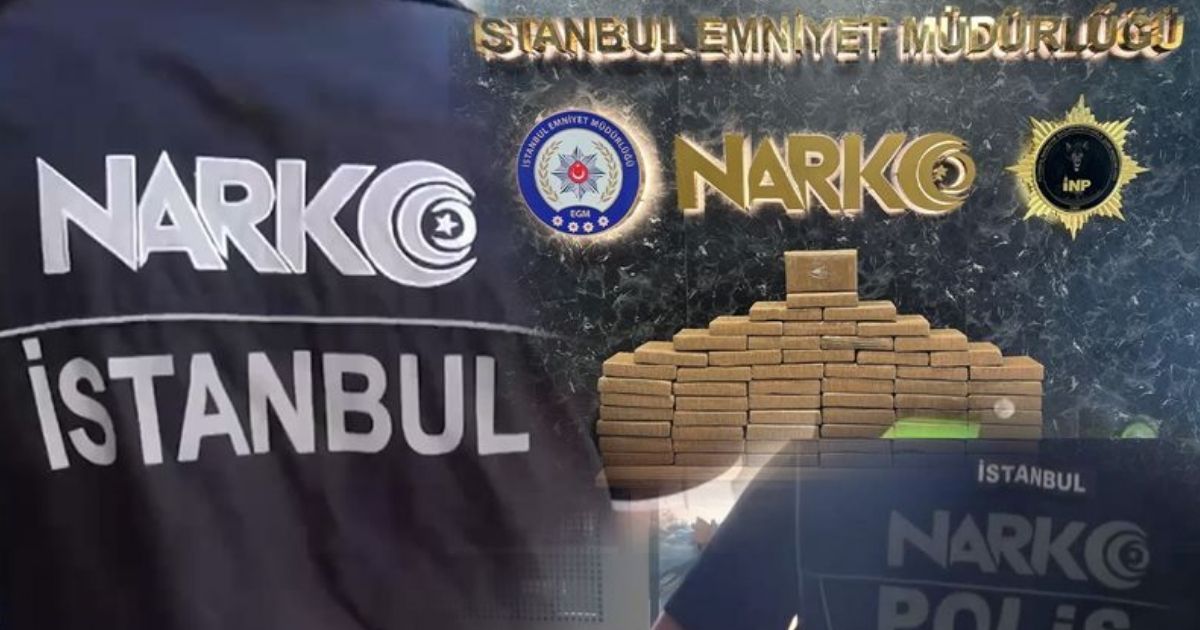 İstanbul’da çekici dorsesinde 58 paket uyuşturucu madde bulundu